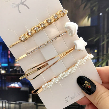 Jewelry Pearl Hairpin Set Retro Handmade Clip 1f7bc7f8 56b9 4940 86ed 703413619f35