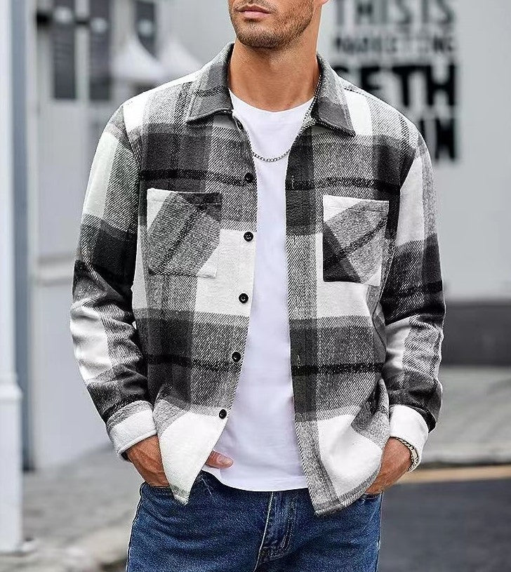 Men's High-end Thermal Plaid Padded Shirt Coat 1f7ffa1e c67a 47a6 b0cf 8f21552e476f ad8c7e15 ac1b 4afb 88de 9f8f3fec74e4