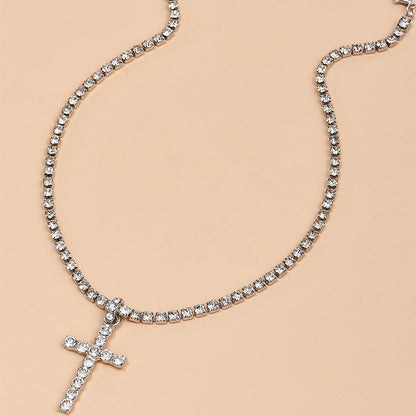 Women's Diamond Cross Necklace 1f8b13ef 723d 4019 a41c cf28f871c112