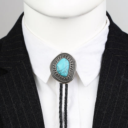 Celtic Pattern Turquoise Agate Bolo Tie 1fb2d2a5 72a9 46e7 95e7 28ff7e6a6482