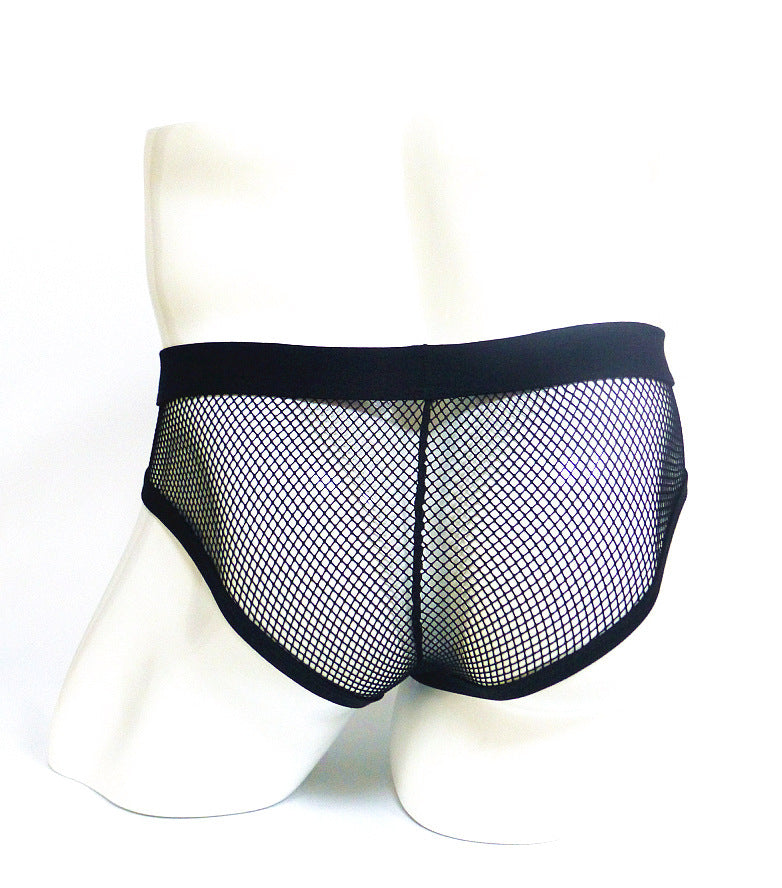 Men's Underwear Transparent Mesh Briefs Low Waist Convex Design Underwear Men 1fba52c5 d3c4 4e3d beab a8b6f7eb7b8c