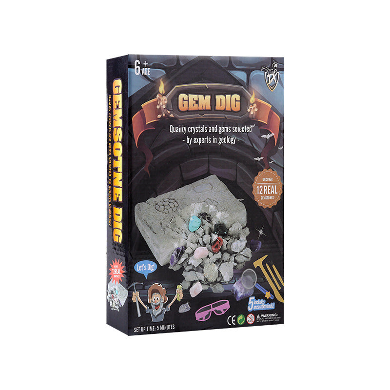Gem Dig Kit Dig Up 17 Gems STEM Science &amp Educational Toys Make Great Kids Activities 1fba576c ab76 4416 b300 a96c2b6bcea8