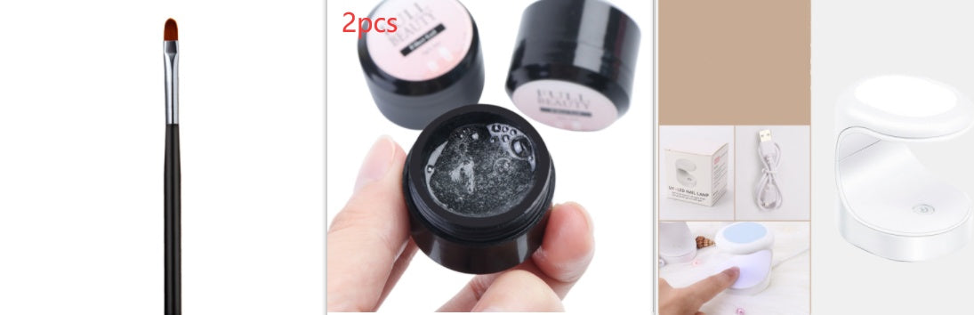 Creacked Repair Glue Nail Fiber Silk Extension Gel Fiberglass Poly UV Builder Gel Polish Manicure Art Prolonged Tool 1fbd7713