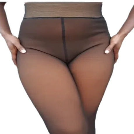 Seamless Knitted Leggings Women's Transparent Plus Size One-piece Trousers 1fd8b10a 6191 41fb b925 e2b94f2944de