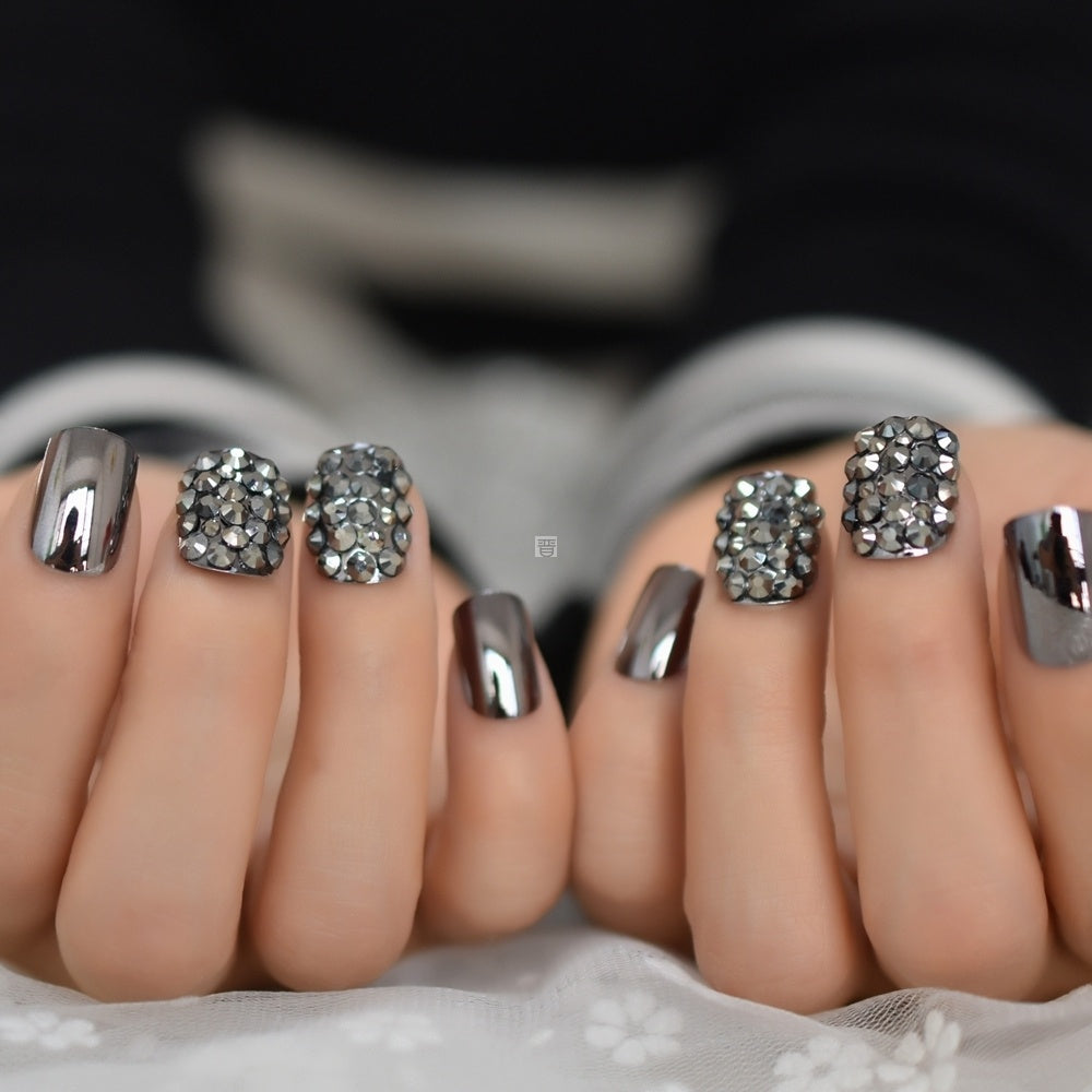 Metal false nails for women 2002180361127