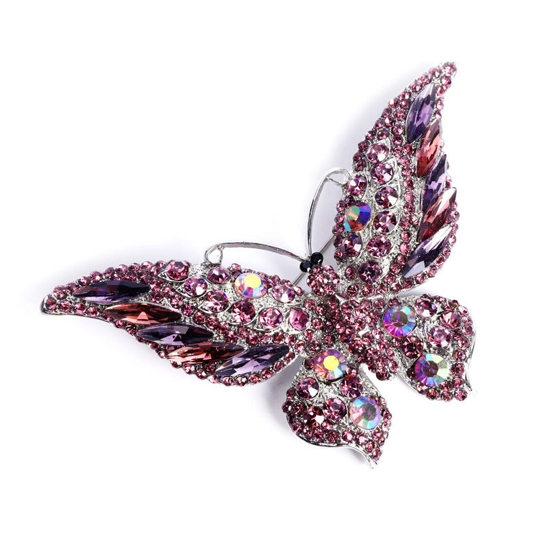 Crystal Big Butterfly Brooch Fashion Animal Insect Lady 20058121 4842 4ac0 9810 c3089cbbb6dc