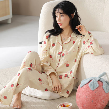 Pajamas Women's Long Sleeve Nursing Homewear Suit 20066a46 6cc3 414d ab1c d4692028bd23
