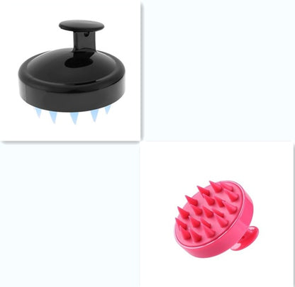 Silicone Shampoo Brush Massage Scalp Hair Brush 2014119029246
