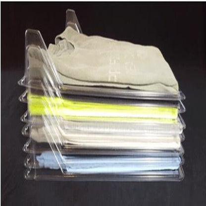 10 Layer Clothes Storage Board Fold Clothing Organizer Shirts Folder Backpack T-shirt Document Closet Drawer Divider Organizer - HD Wireless Product #6