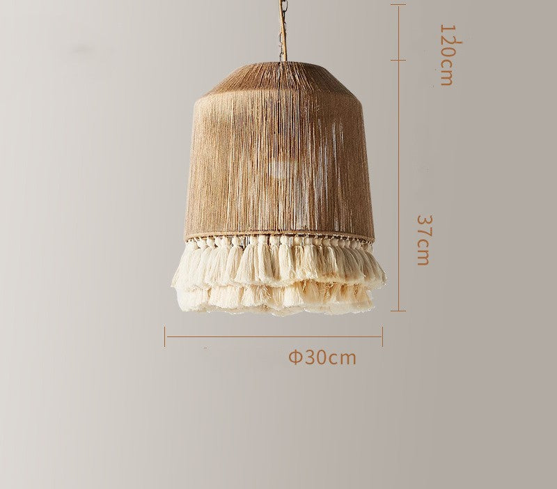 Creative Bedroom Bohemian Vintage Twine Tassel Chandelier 20172d09 d055 4041 9a43 16f105a590c1