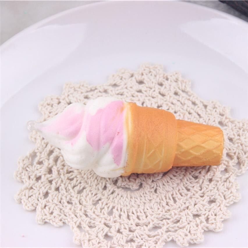 Slow rebound simulation ice cream small torch sweet pendant decompression toy squeezing music 201972142794