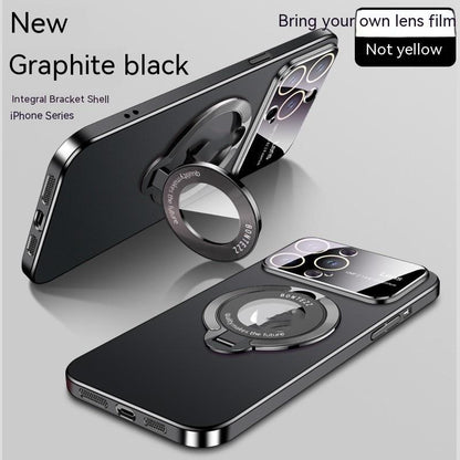 Metal Invisible Bracket Frosted Large Window Magnetic Suction Phone Case 201da321 581f 4ece b4c1 3bbe99513801