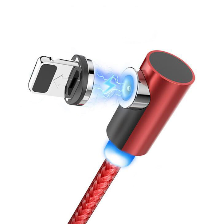 Nylon Braided Magnetic Mobile Phone Charging Cable - 图片 1