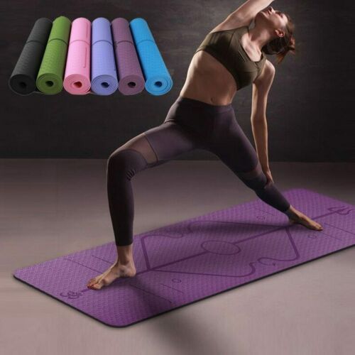 TPE Yoga Mat Non Slip Carpet Environmental Fitness 183*61cm 2036003345720