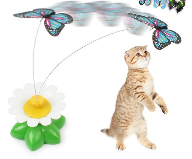 Electric Automatic Rotating Flower Pet Products 2038154881344