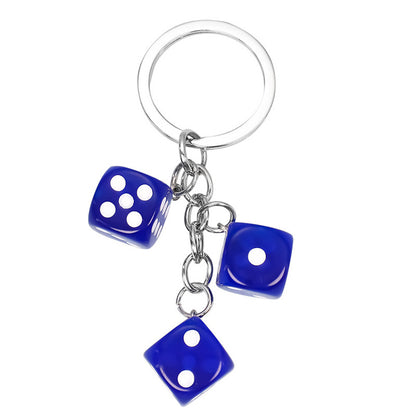 Creative Resin Dice Shape Keychain Pendant Portable Bag Pen Accessories 2039056c 1482 4fdb b56d bc17a05b56ea
