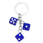 Creative Resin Dice Shape Keychain Pendant Portable Bag Pen Accessories 2039056c 1482 4fdb b56d bc17a05b56ea