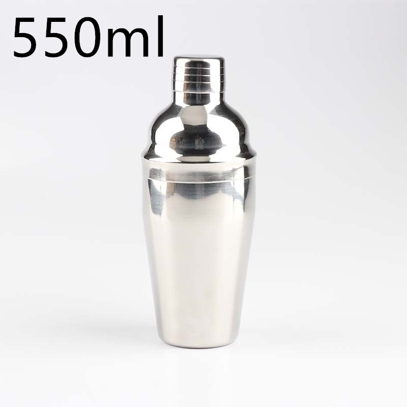 Stainless Steel Cocktail Shaker  with Wooden Stand for Home Bar Party 2040389752372
