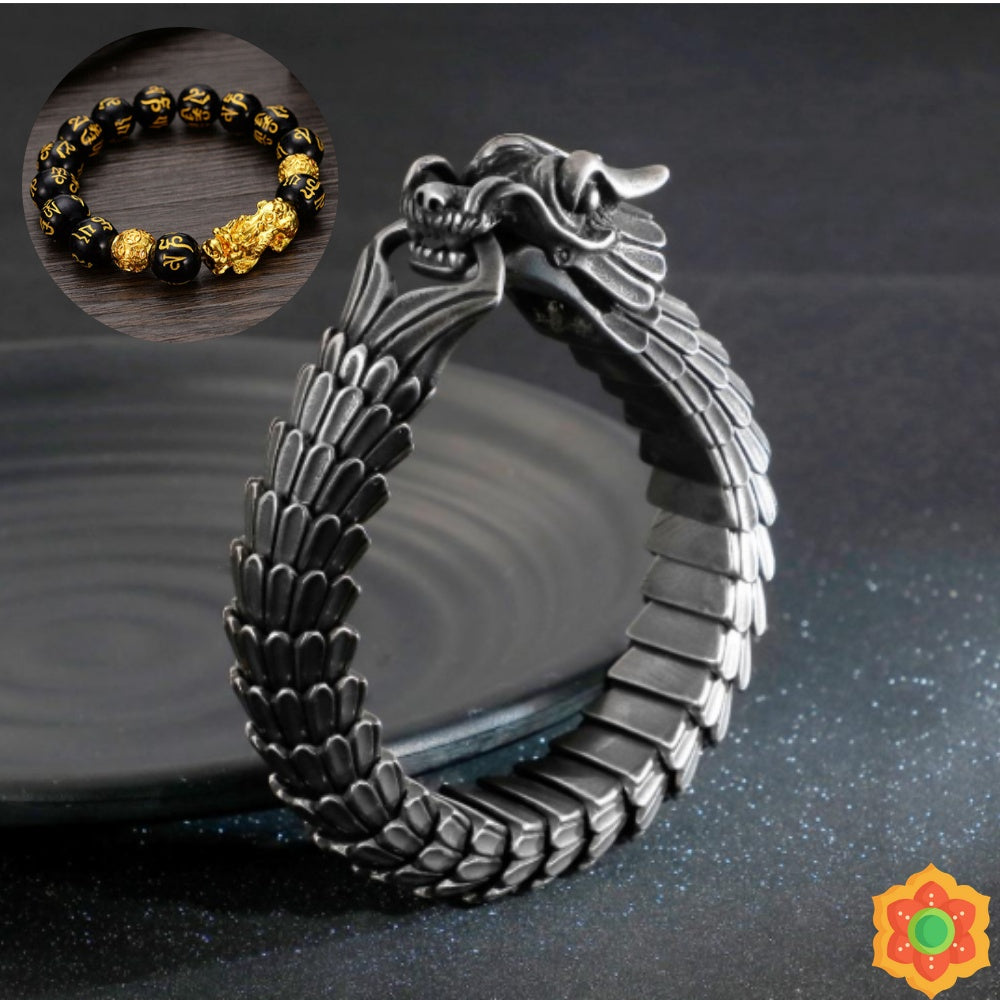 Obsidian bracelet 2043001632085