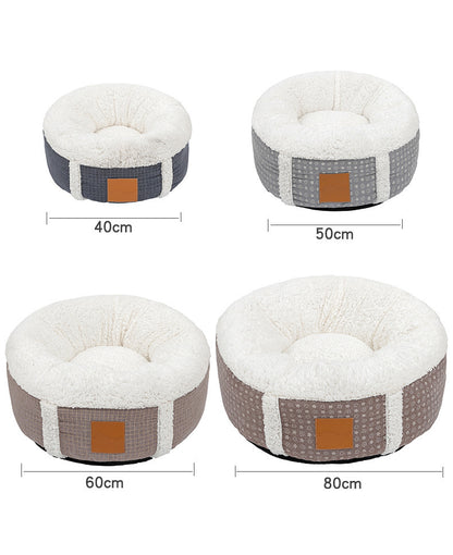 Winter Super Soft Warm Pet Bed Lamb Wool Kennel 2050917213046