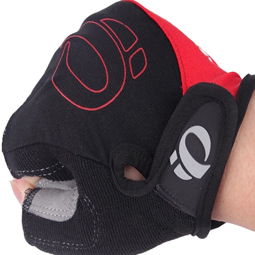 Bicycle Half Finger  Microfiber Breathable Shock Absorbing Short Finger Gloves 205128914670