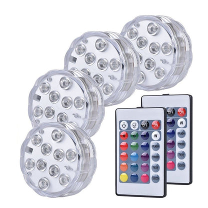 LED Remote Control Diving Light Waterproof Candle Light 2053712095428