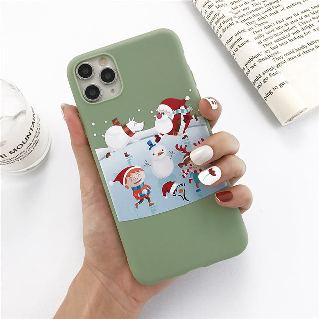 Christmas snowman elk phone case 2058191294358