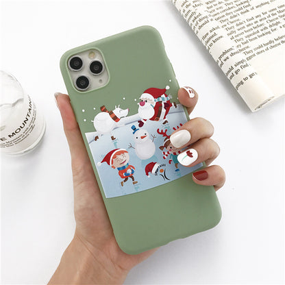 Christmas snowman elk phone case 2058191294358
