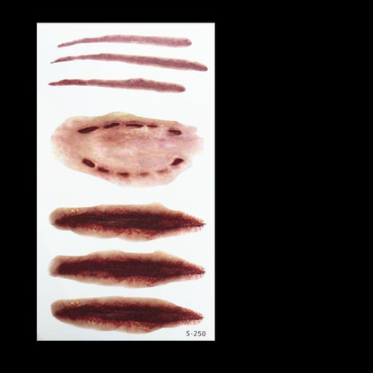 Simulation Prank Fake Wound Tattoo Sticker 2064367f 3bd0 438c ac4b 26ab72629b10