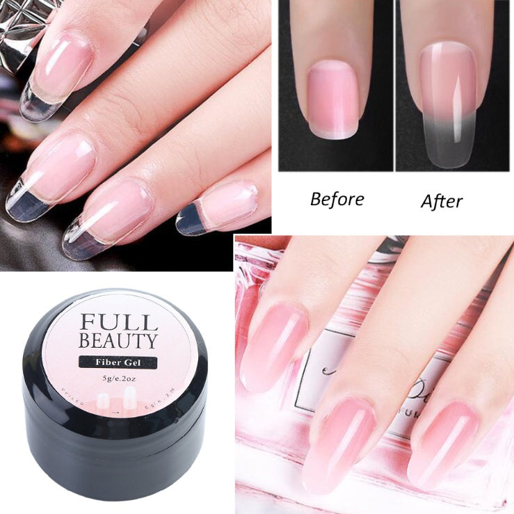 Creacked Repair Glue Nail Fiber Silk Extension Gel Fiberglass Poly UV Builder Gel Polish Manicure Art Prolonged Tool 20650917