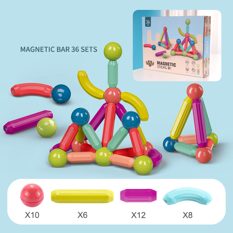 Baby Toys Magnetic Stick Building Blocks Game Magnets Children Set Kids Magnets For Children Magnetic Toy Bricks 206653446691