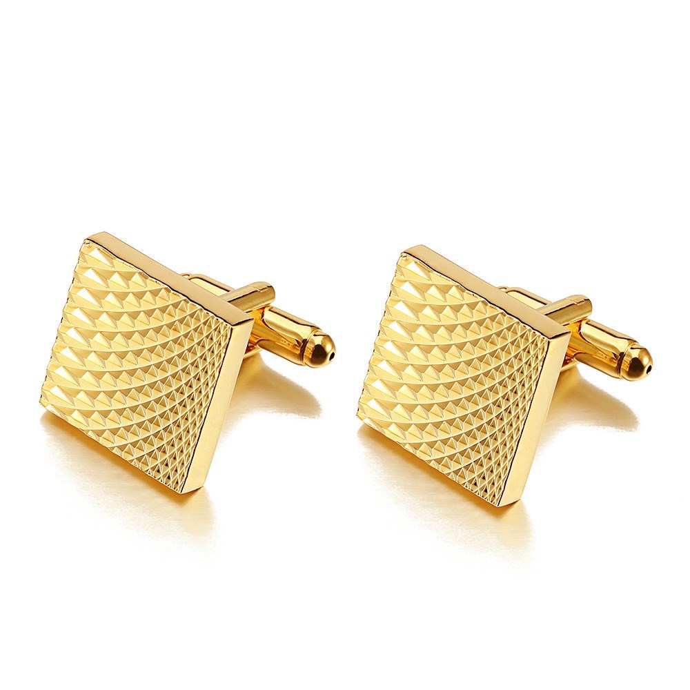 18K Gold High Quality Men's Shirt Cufflinks - HD Wireless Product #3