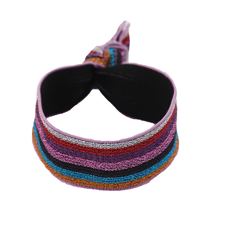Colorful Knotted Hair Band Rivet Head Rope Wide Edge Fashion 206f228b eaf2 4ecb 9170 0d8b98ef05c4