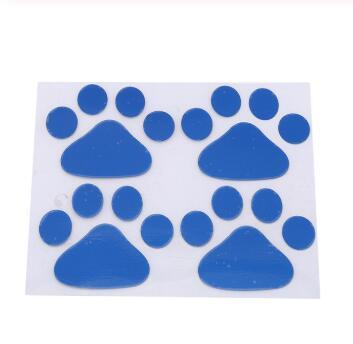Footprints, panda, panda, footprints, bumper stickers 2070583164257