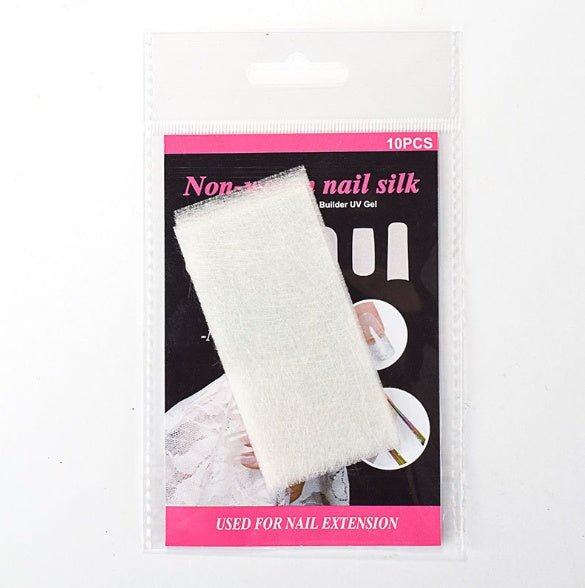 20 Units Silk fiberglass for nail extension UV non-woven silk shape DIY French acrylic fiber building gel manicure accessory - HD Wireless Product #6