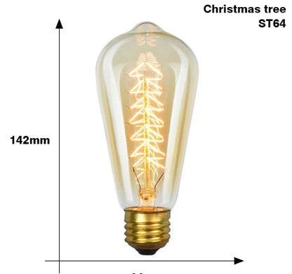 Edison Bulb E27 220V 40W ST64 A19 T45 G80 G95 G125 Incandescent filament bulb lighting Retro Edison Light Bulb 20738859539328