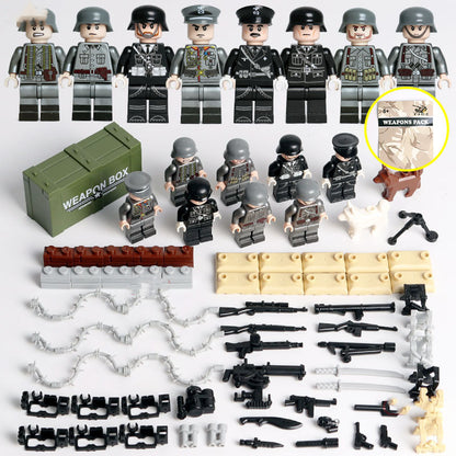 Military Minifigure Small Particle Building Block Toy 2075366061854