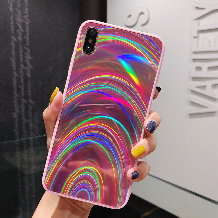 Rainbow Mirror Soft Case Phone Case 20759874277380