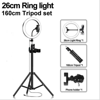 Mobile Phone Live Selfie Anchor Round LED Fill Light 2077517883563