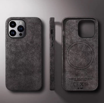 Alcantara Suede Phone Case Magnetic All-inclusive Men And Women 2081842a 2980 4d46 b61d a0cc22639585 fine