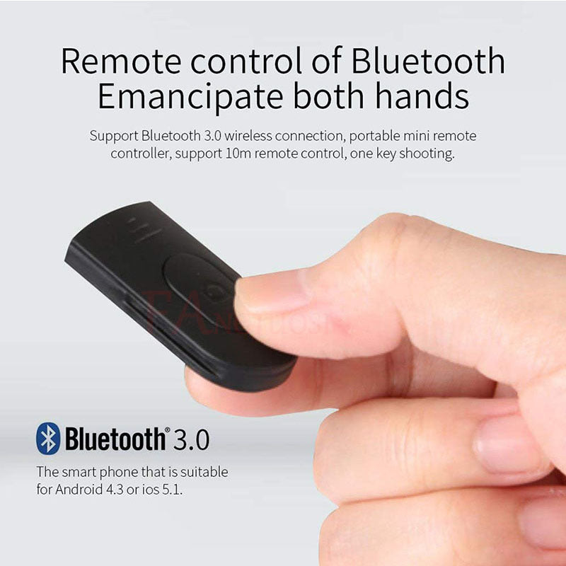 Compatible with Apple, Tripod Selfie Stick Mobile Universal Live Triangle Bracket One Bluetooth Selfie Artifact - 图片 3