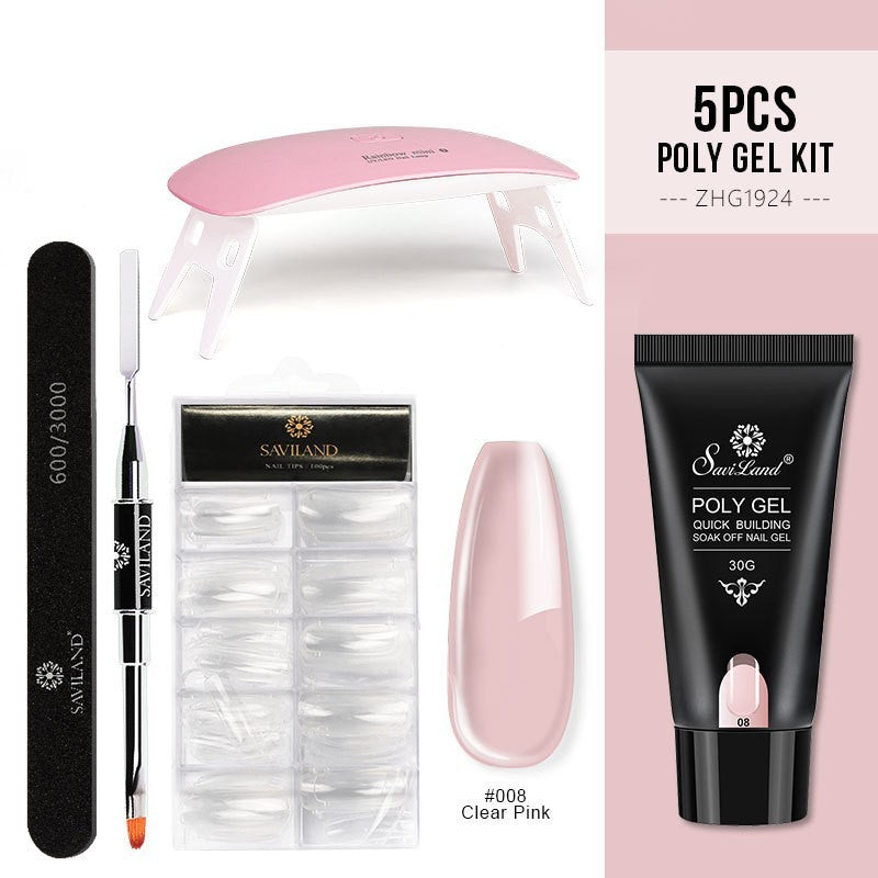 Quick Extension Gel Crystal Gel Nail Set 208845242208