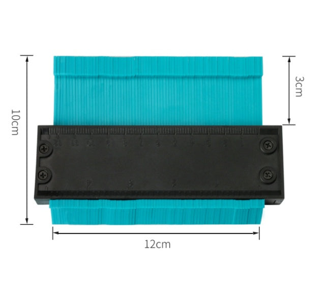 5 10 Inch Contour Gauge Template Plastic Measuring Contour Gauge Duplicator Tiles Edge Shaping Measure Ruler Measuring Tool - 图片 8