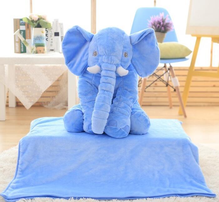 Children's Soothing Elephant Plush Toy Pillow 20920378801854