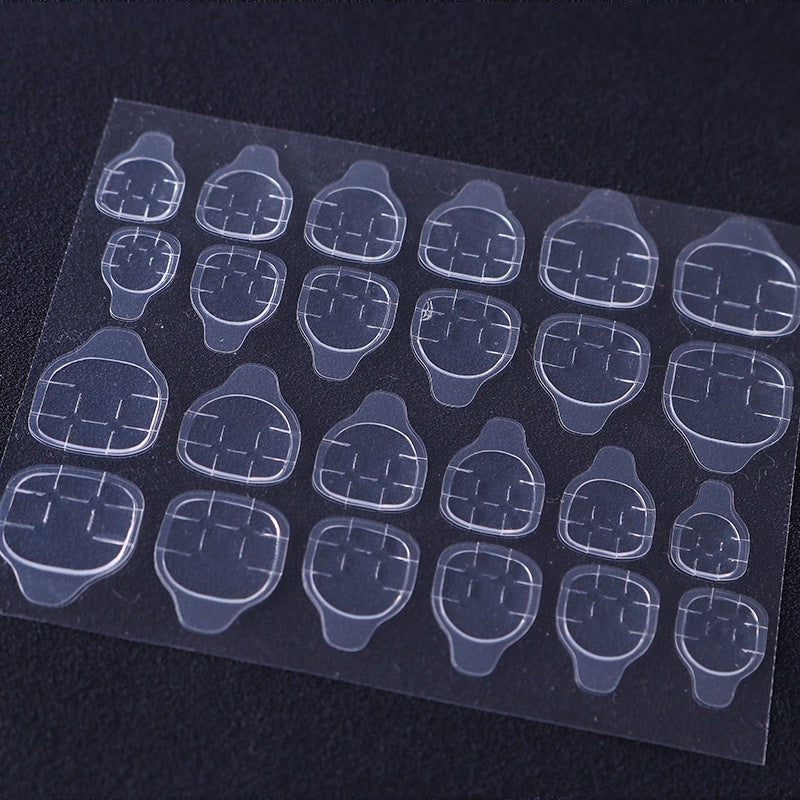 Transparent invisible nail sticker 209349095330