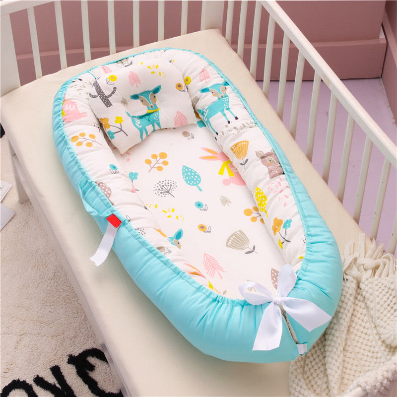 Cotton crib bed 2093788728433