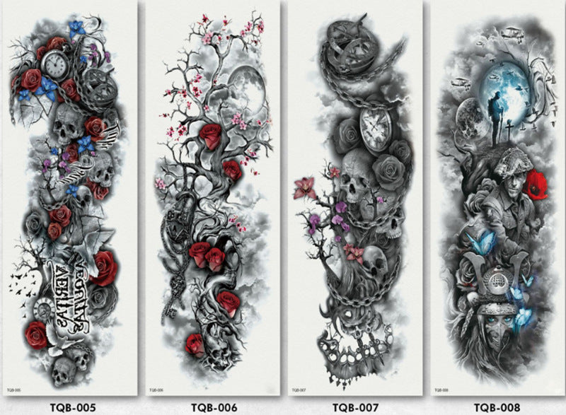 Full arm tattoo stickers