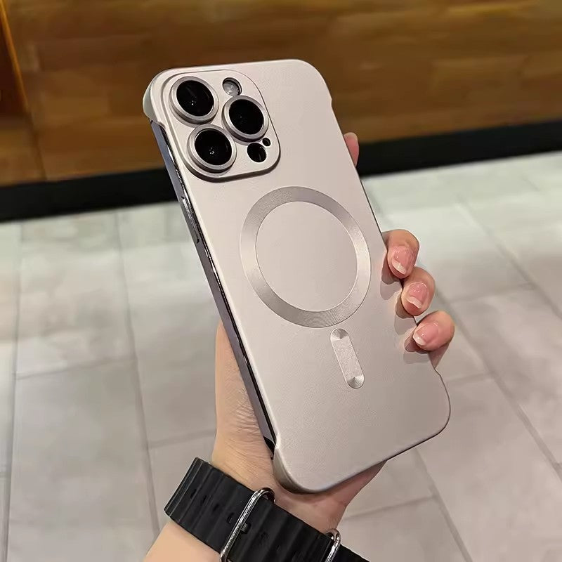 Ultra-thin Frameless Applicable IPhone14 Magnetic Phone Case 20c122e3 4f5d 4b25 aff5 e825cf5bee0a