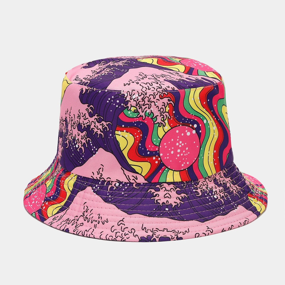 Graffiti Double-sided Bucket Hat Female Party Hip Hop Bucket Hat 20e69d1e a351 47cb b0e7 475a4ecac627