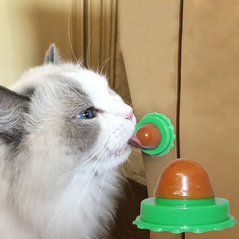 Pet Cat Sugar Energy Ball Lick Toys Catnip 2100214325243